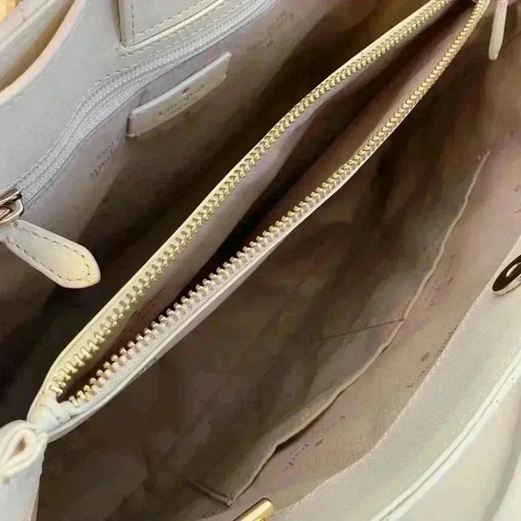 Kate spade purse carey tote shoulder bag parchment - Picture 7 of 10